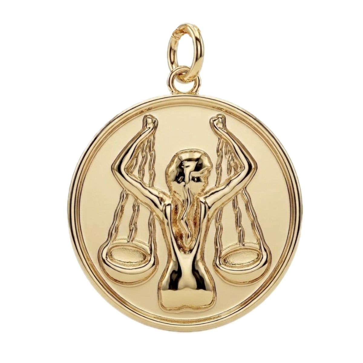 Golden Bronze Zodiac Charm — Baroque Pearl - Public Mercantile