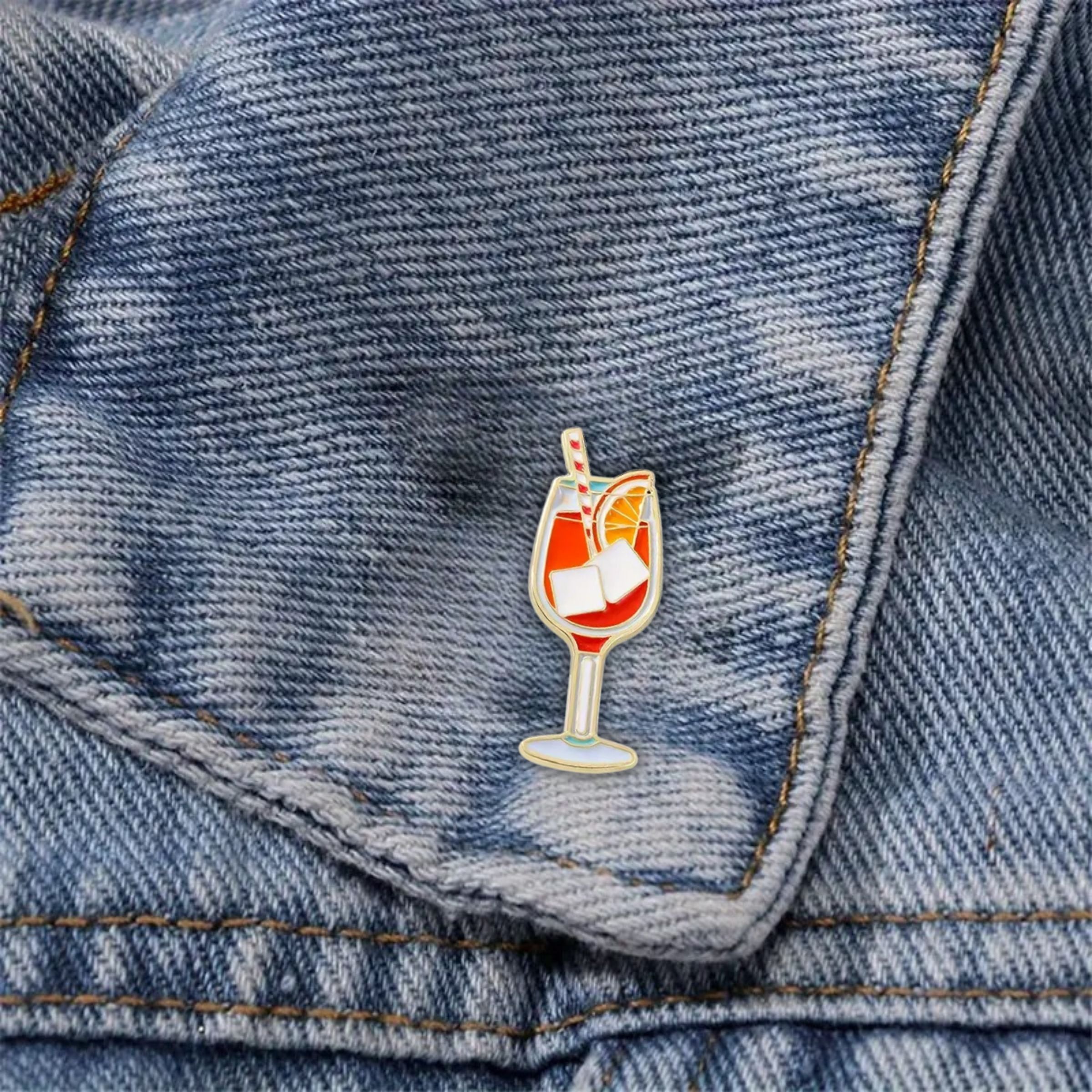 Aperol Spritz Enamel Pin