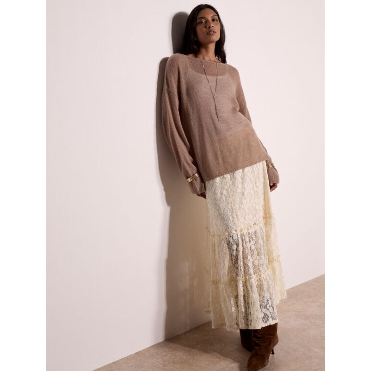 Oversized Mohair Sweater — Camel - Public Mercantile