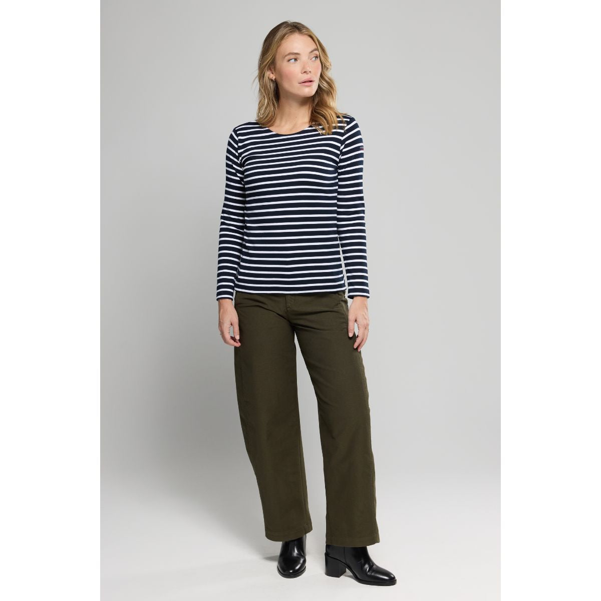 Armor-lux Classic Breton Shirt — Navy/White