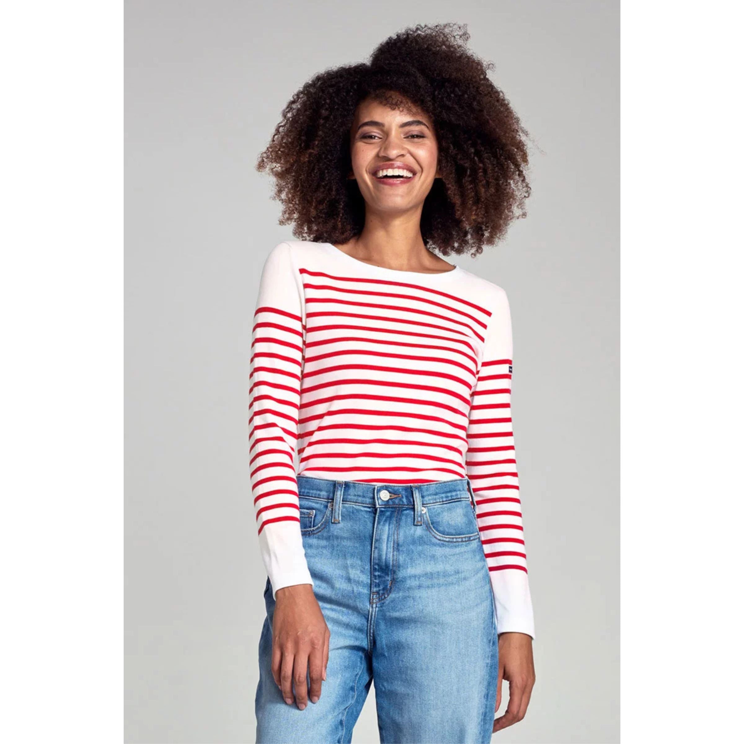 Armor-lux Original Marinière - White/Red