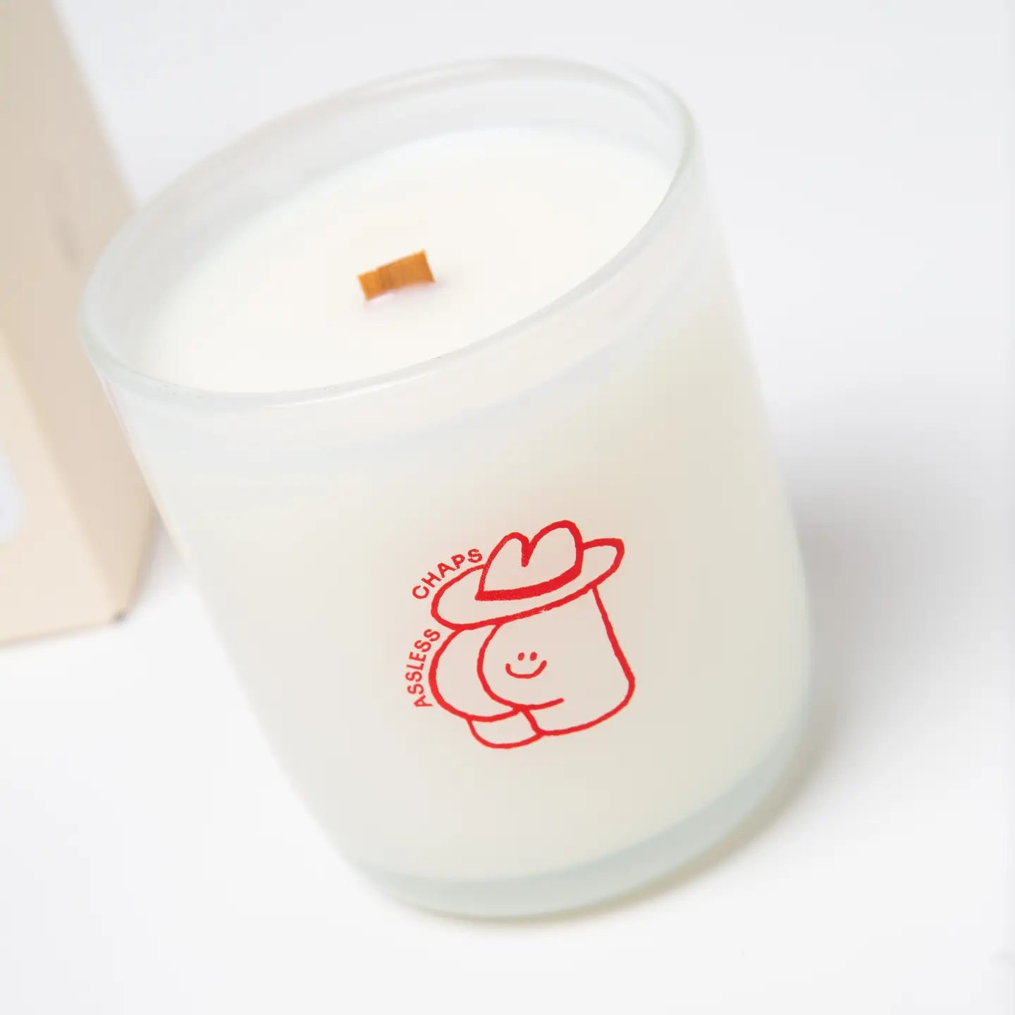 Assless Chaps | Saddle Leather Candle — Milk Jar