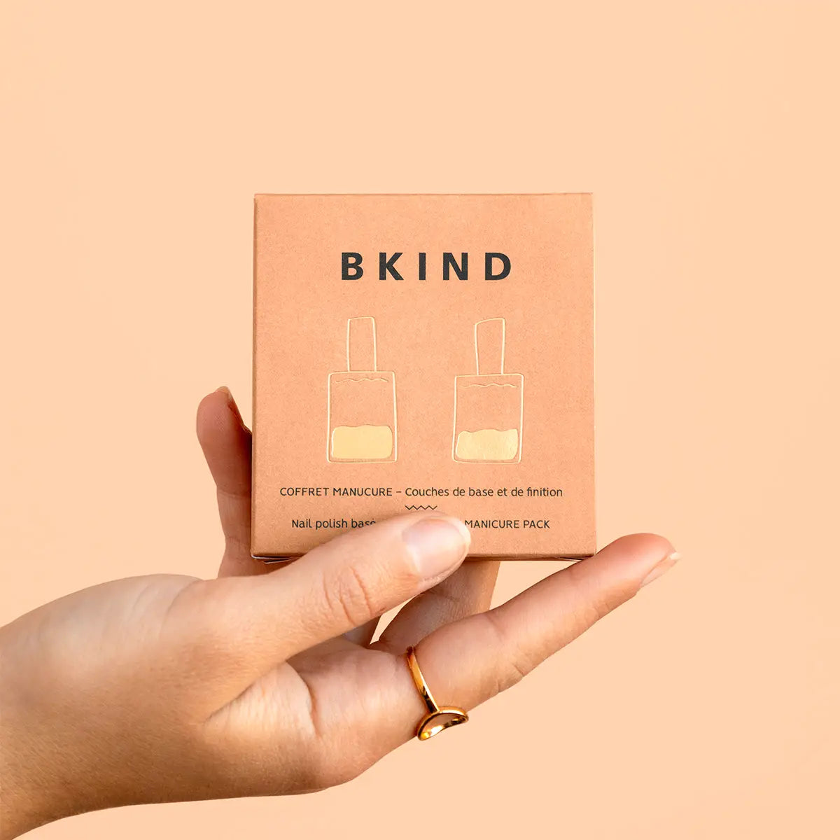 BKIND Manicure Pack Duo — Base & Top Coat - Public Mercantile