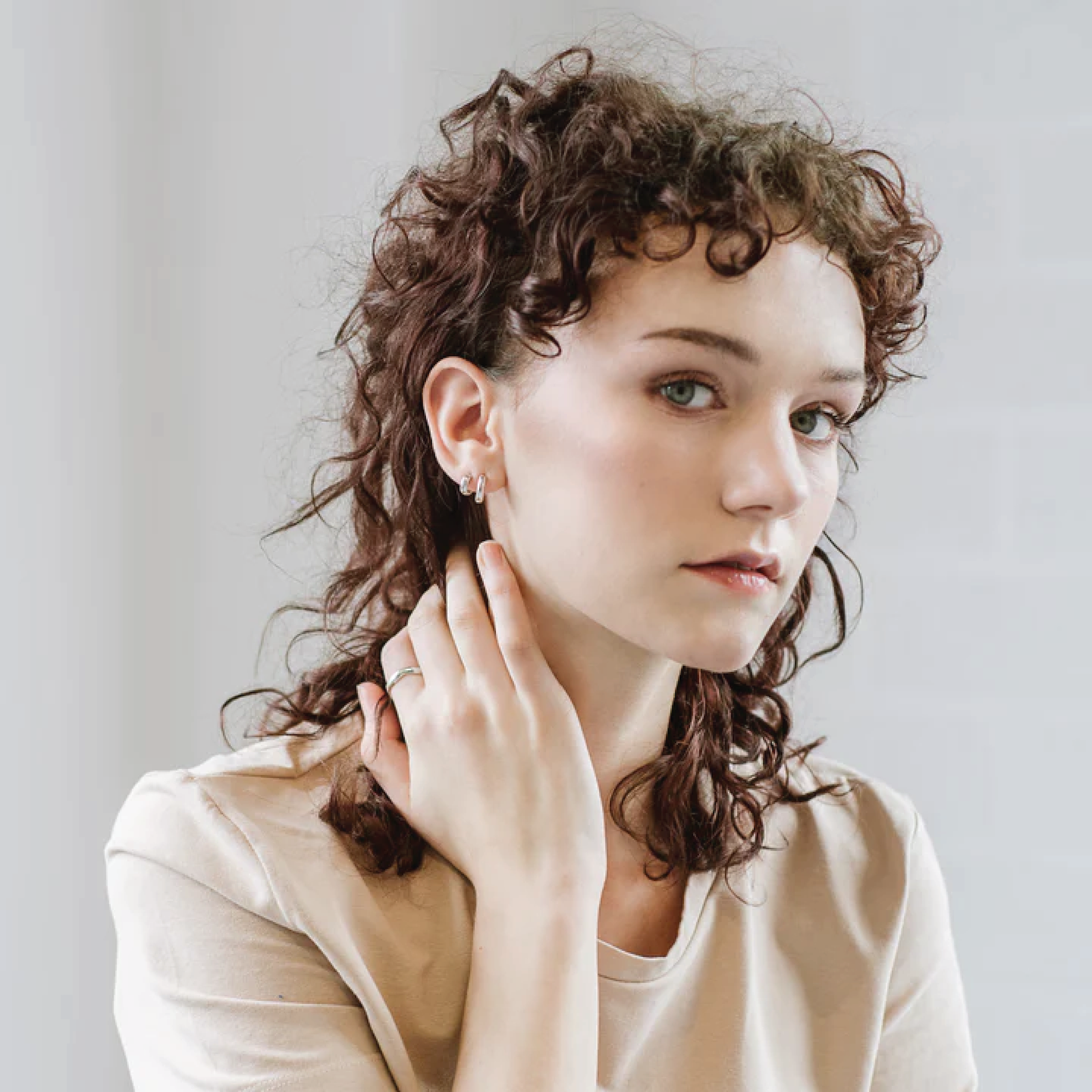 Baby Norma Huggie Hoops Silver - Kara Yoo - Public Mercantile