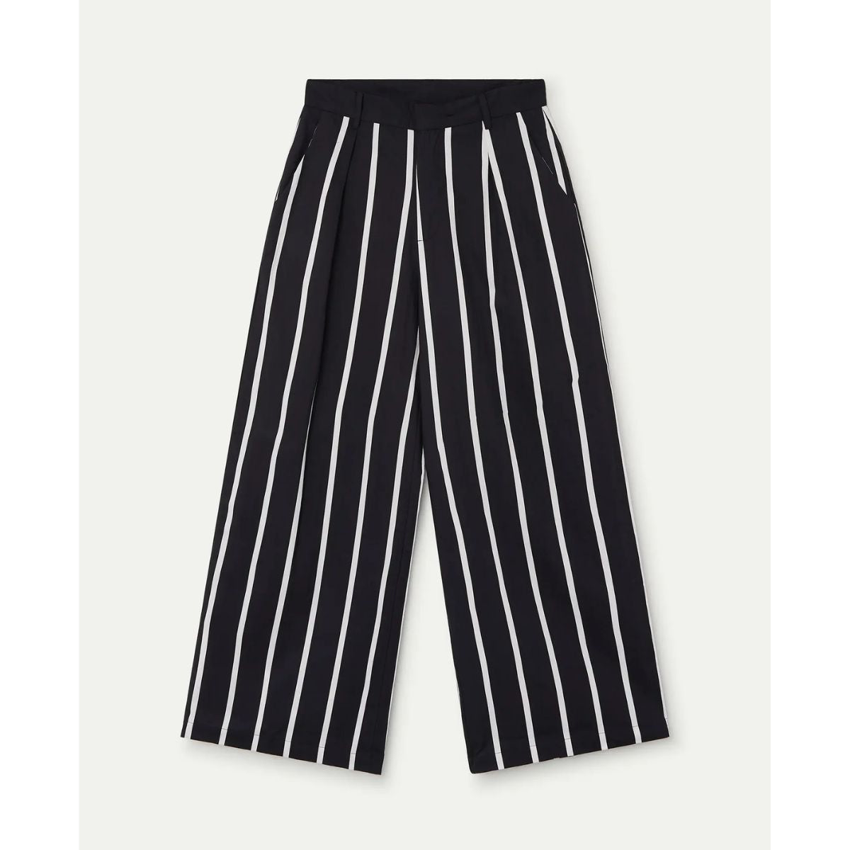 Black Striped Cotton Pants — Wild Pony - Public Mercantile