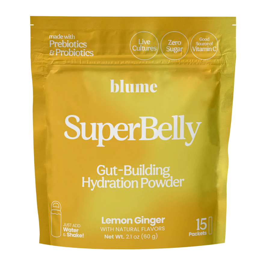 Blume SuperBelly Hydration Powder — Lemon Ginger - Public Mercantile