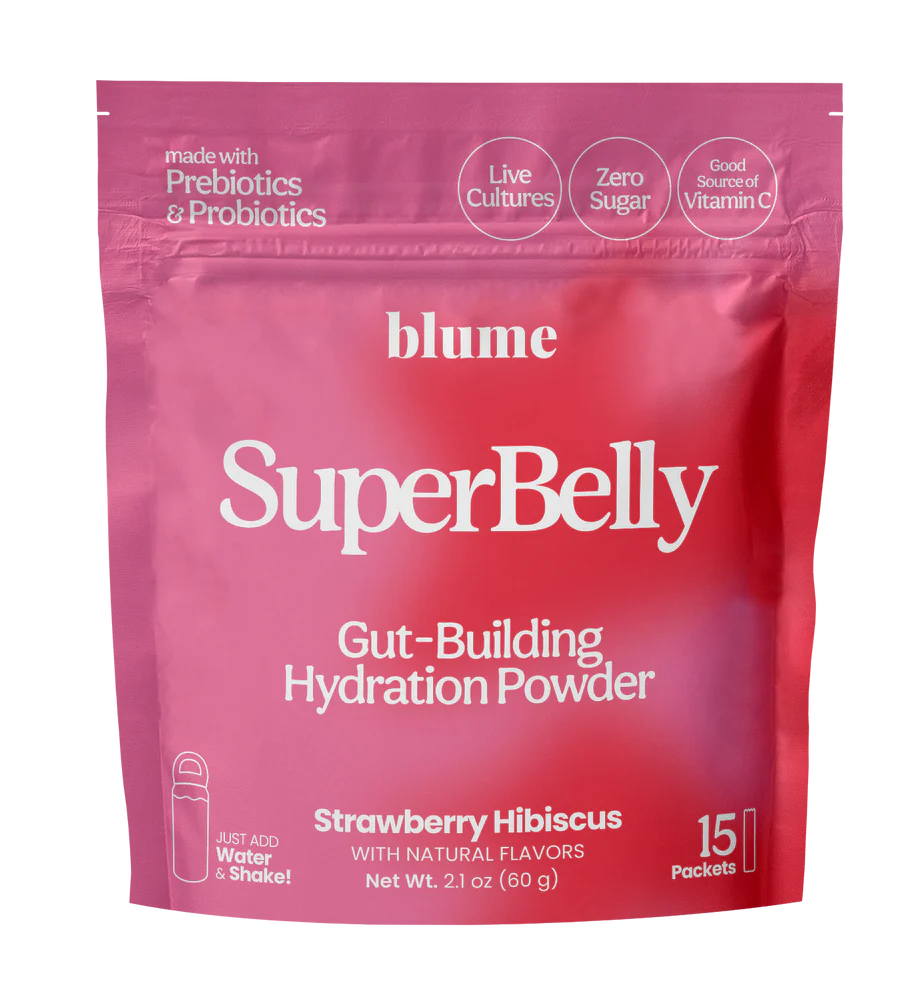 Blume SuperBelly Hydration Powder — Strawberry Hibiscus - Public Mercantile