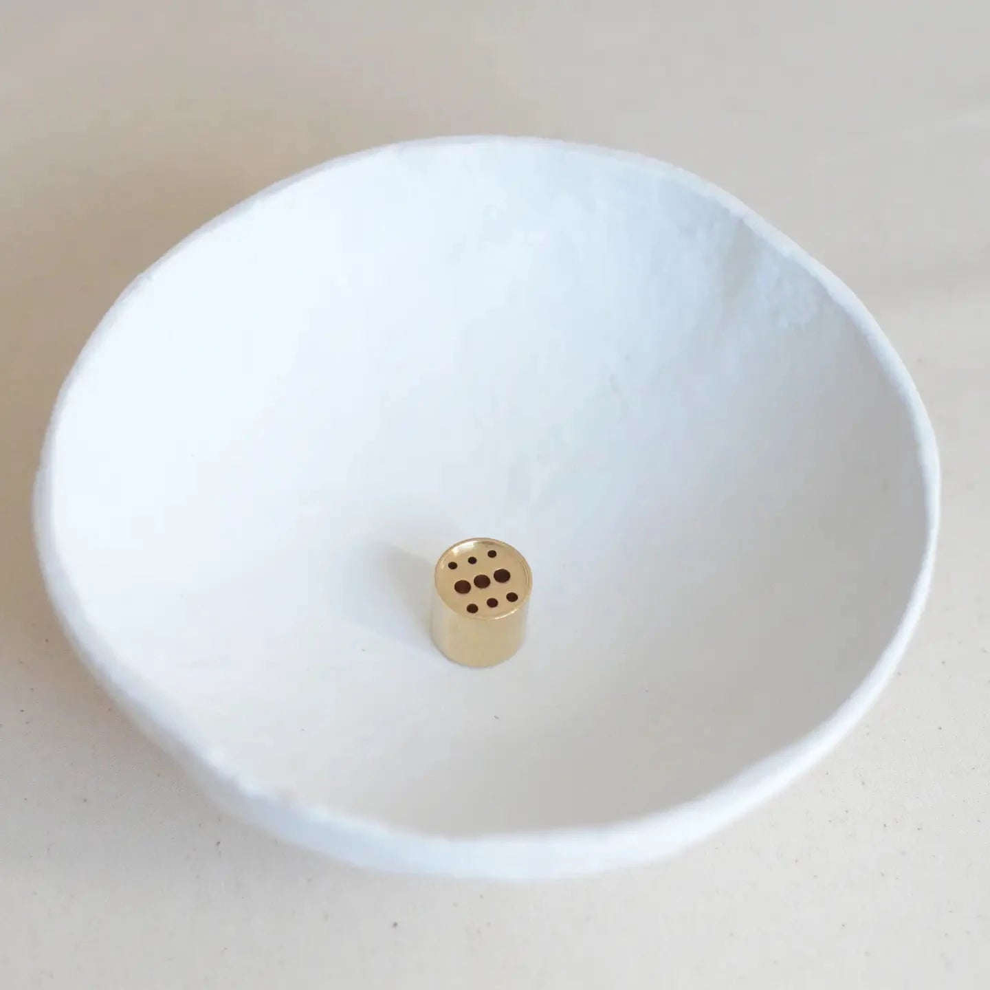Brass Round Incense Holder - Public Mercantile