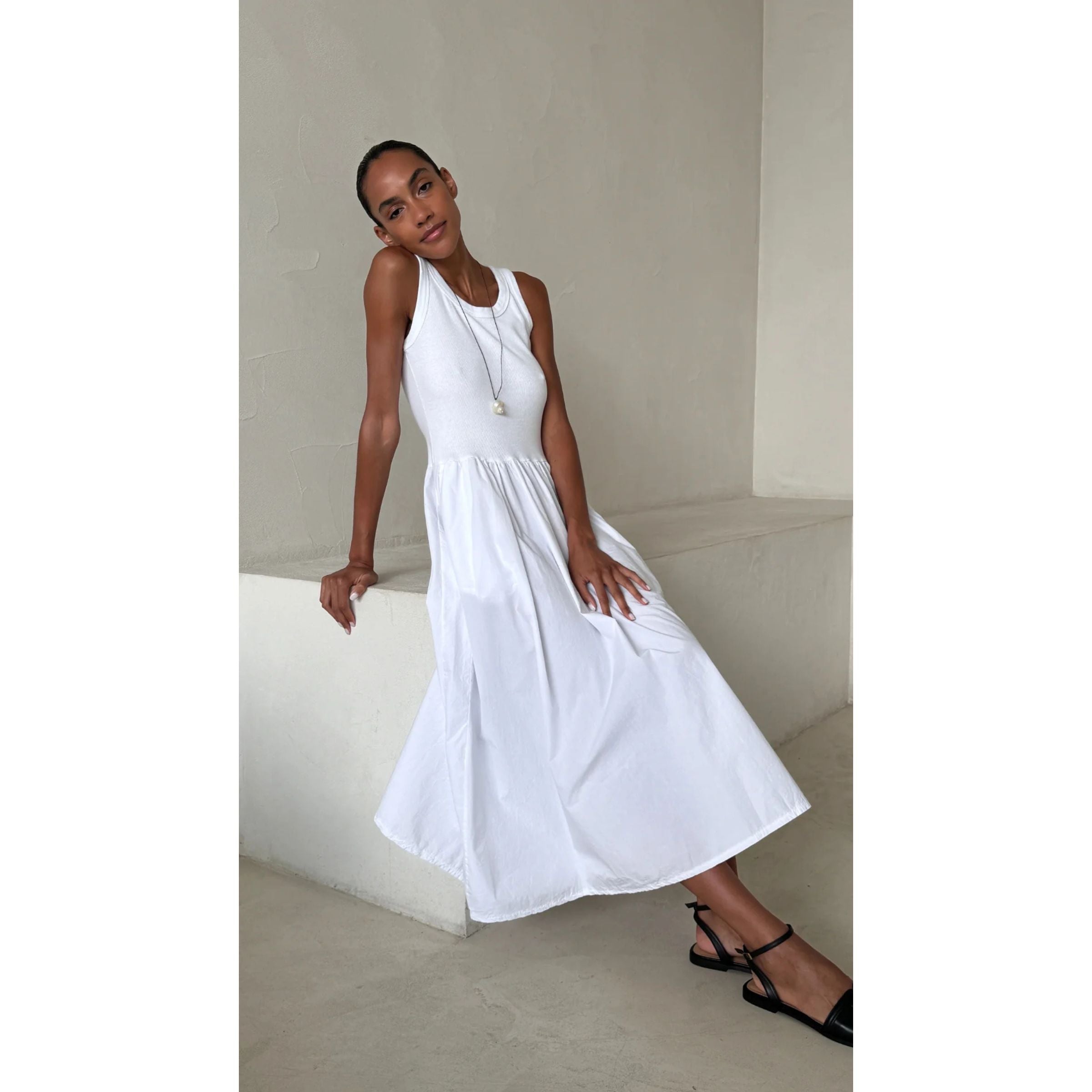 Marnie Dress — White