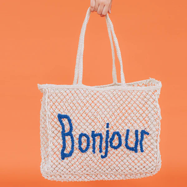 Bonjour Jute Beach Bag