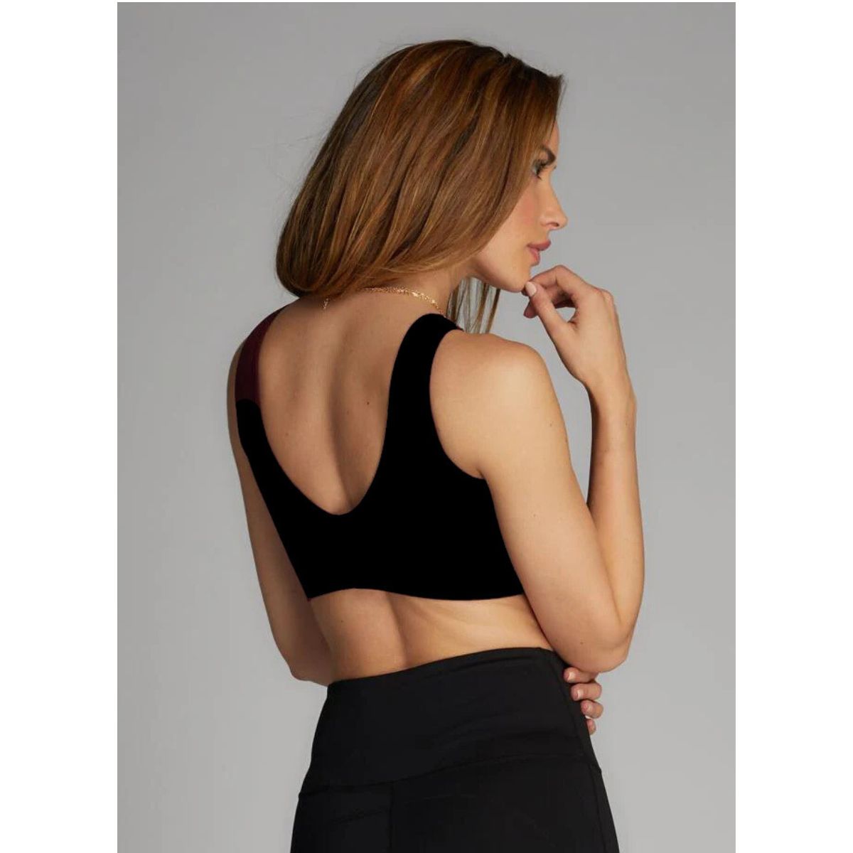 Bamboo Bralette — Black