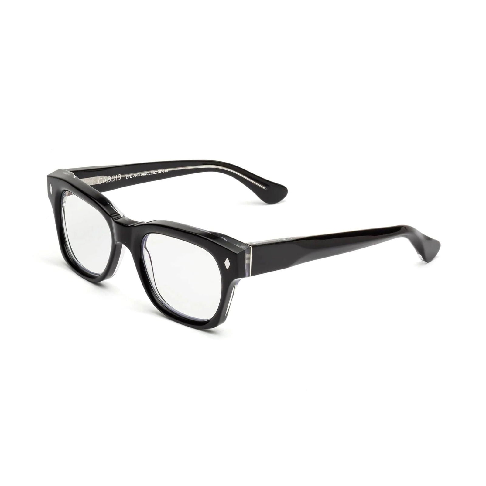 Caddis Muzzy Reading Glasses - Gloss Black & Vodka - Public Mercantile