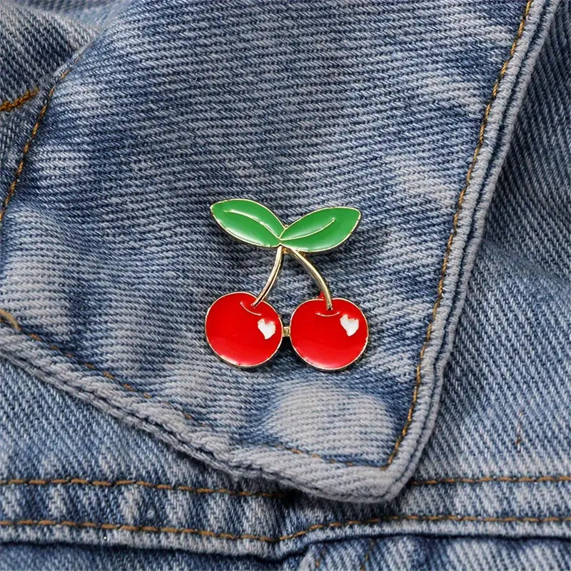 Cherry Enamel Pin