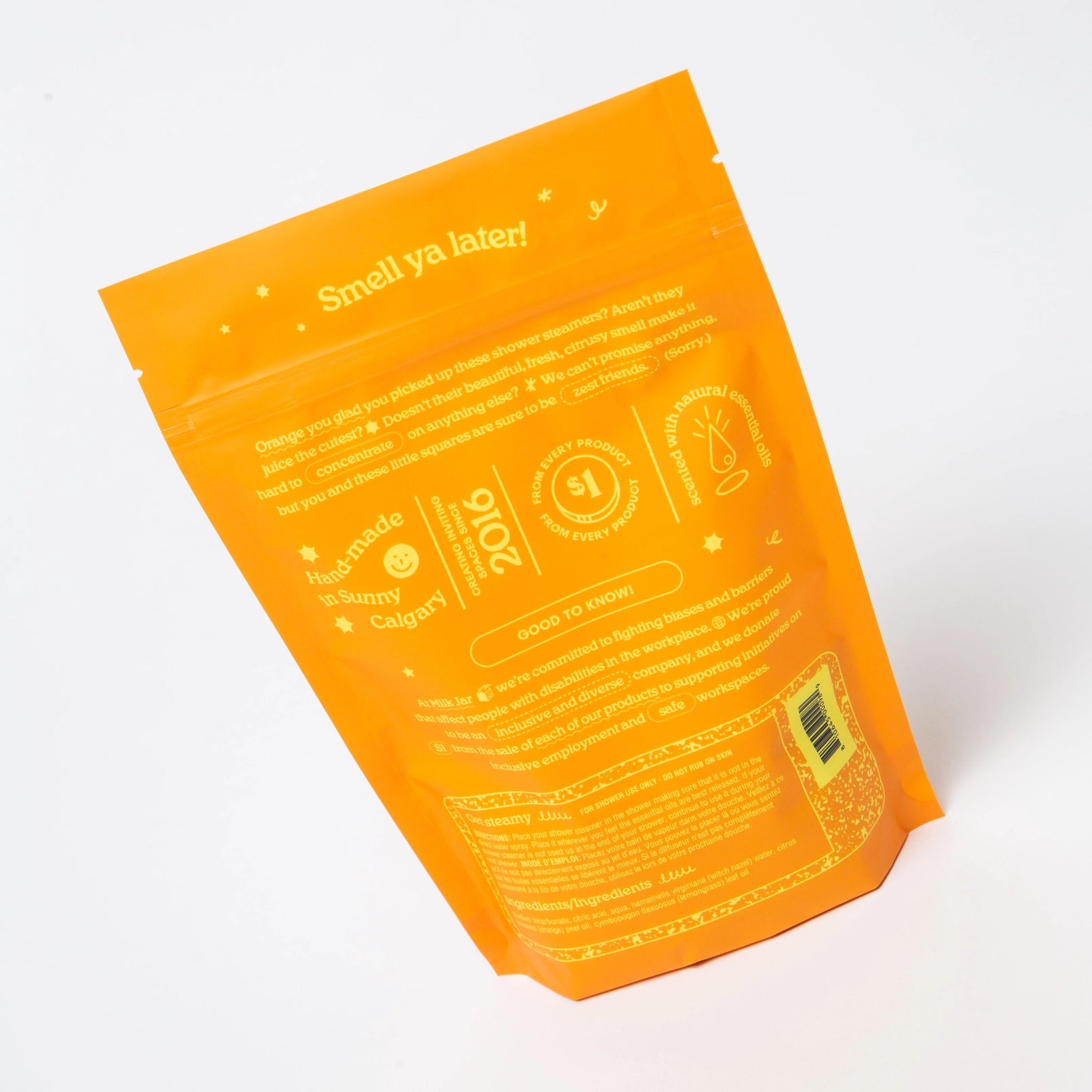 Citrus Shower Steamers — Milk Jar