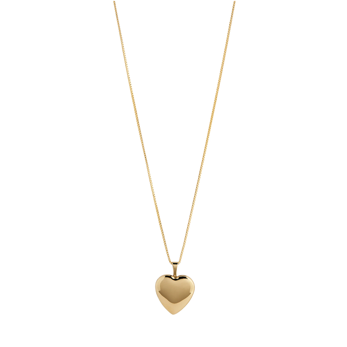 Classic Heart Locket Necklace — Gold - Public Mercantile