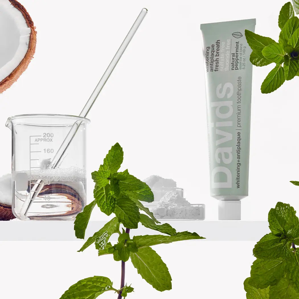 Dentifrice Davids Premium | Menthe poivrée format voyage