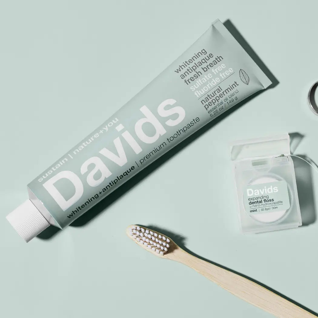 Dentifrice Davids Premium | Menthe poivrée format voyage