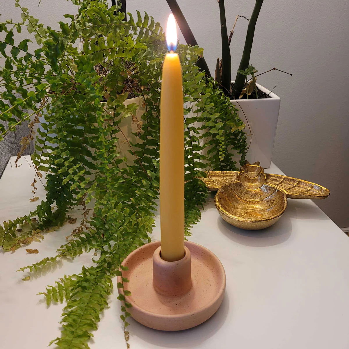 East Van Bees 9" Beeswax Taper Candle (set of 2) - Public Mercantile