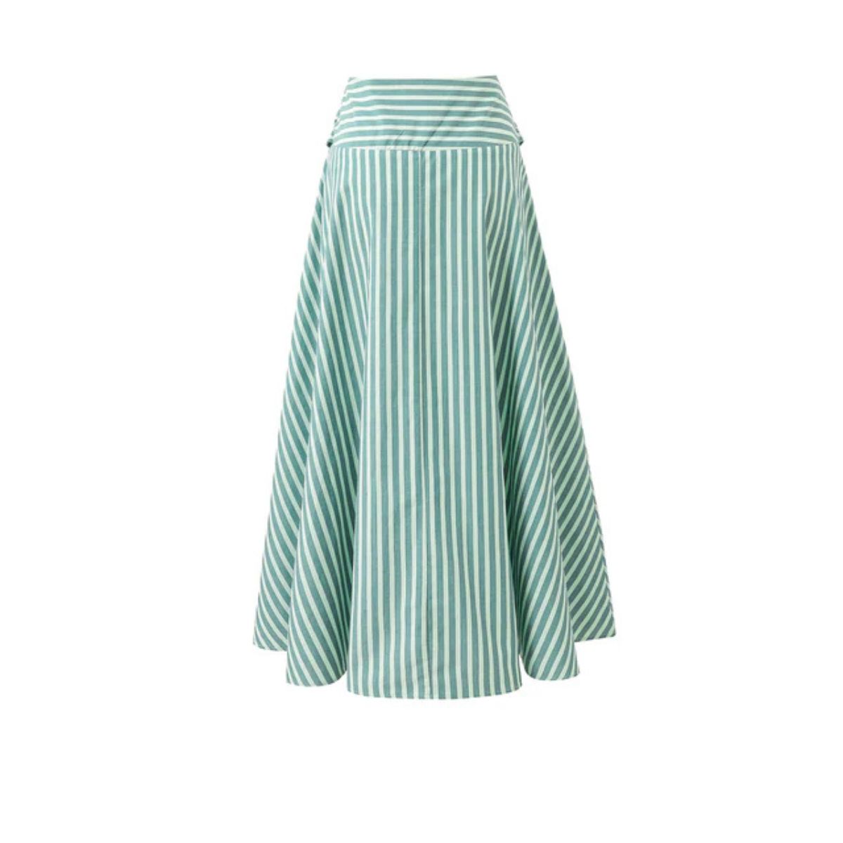 FRNCH Carmine Skirt — Shore Green - Public Mercantile