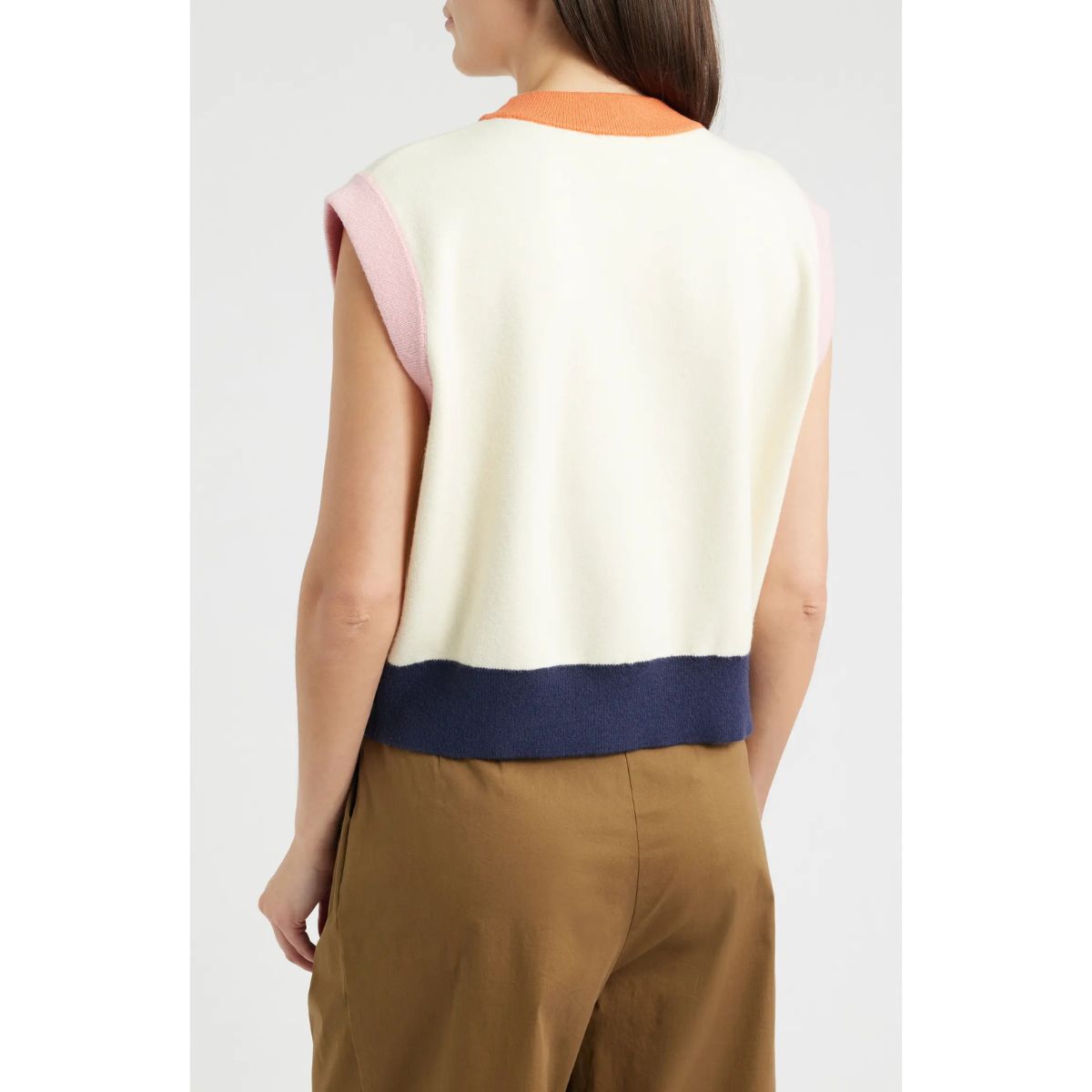Robe à smocks rayée