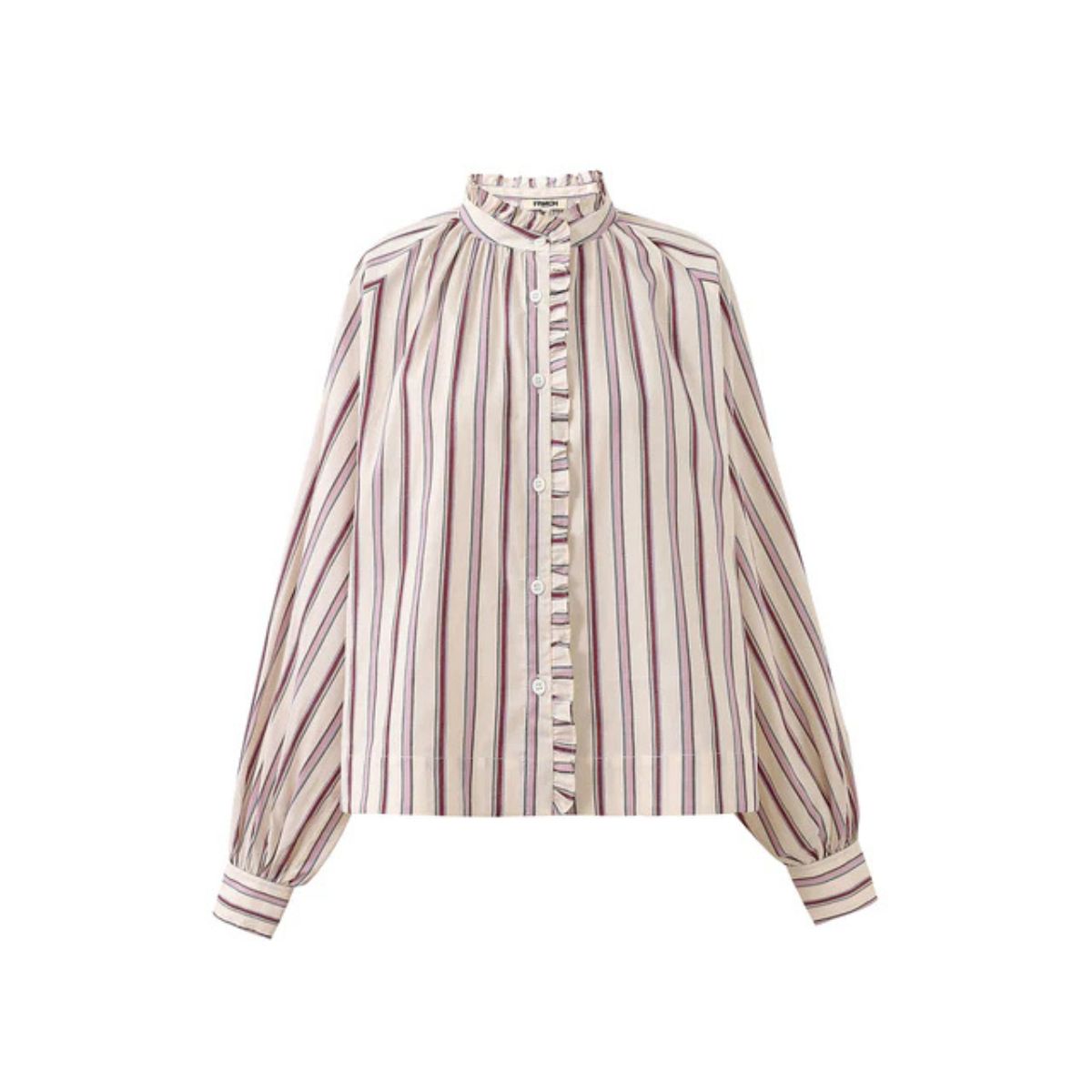 FRNCH Molly Cotton Shirt — Creme