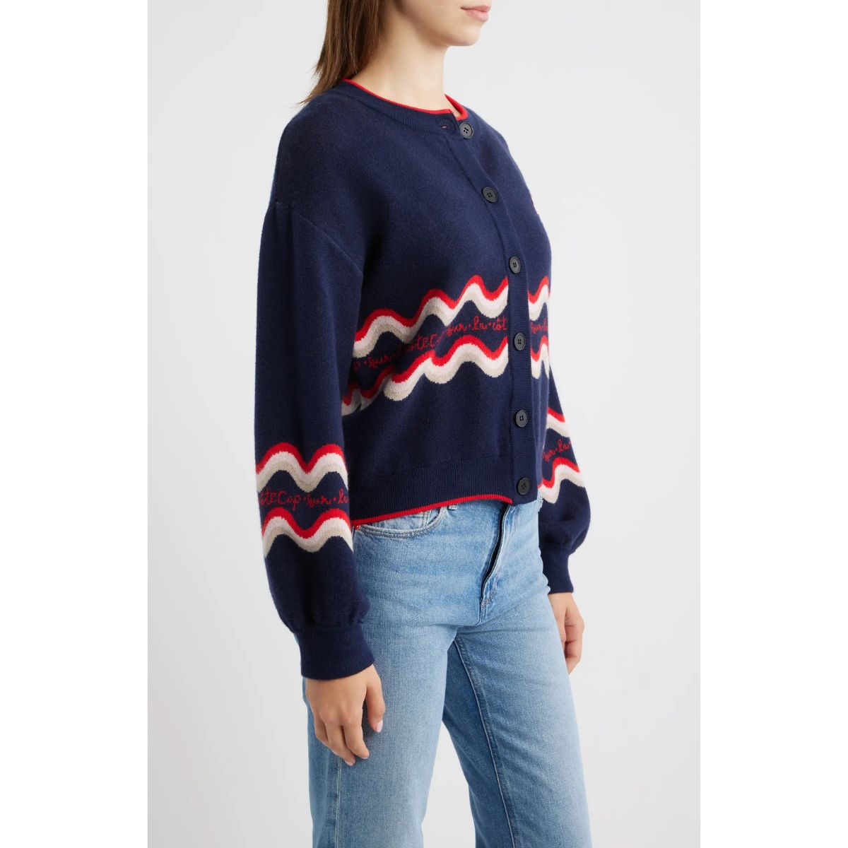 Robe à smocks rayée