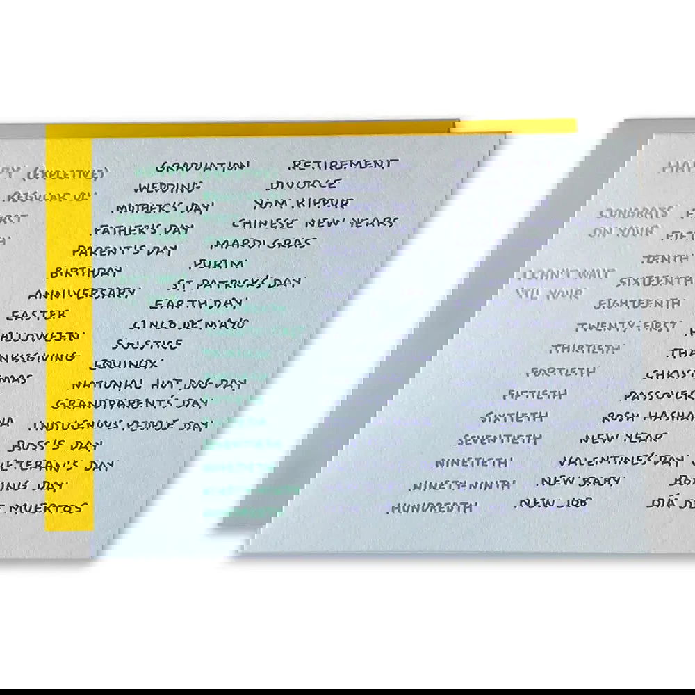 For Every Occasion Greeting Card - Public Mercantile