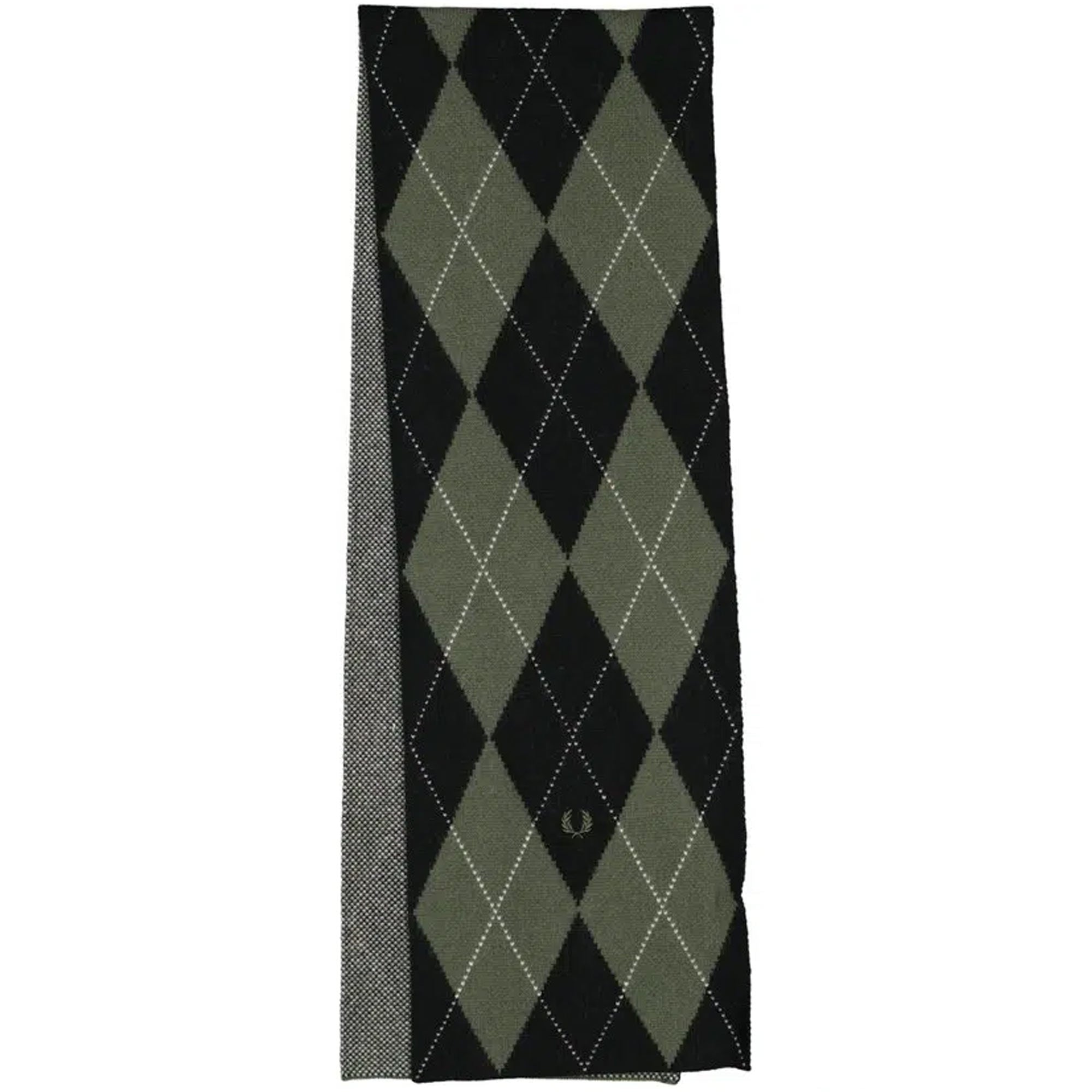 Pull ras du cou classique Fred Perry - Vert nuit