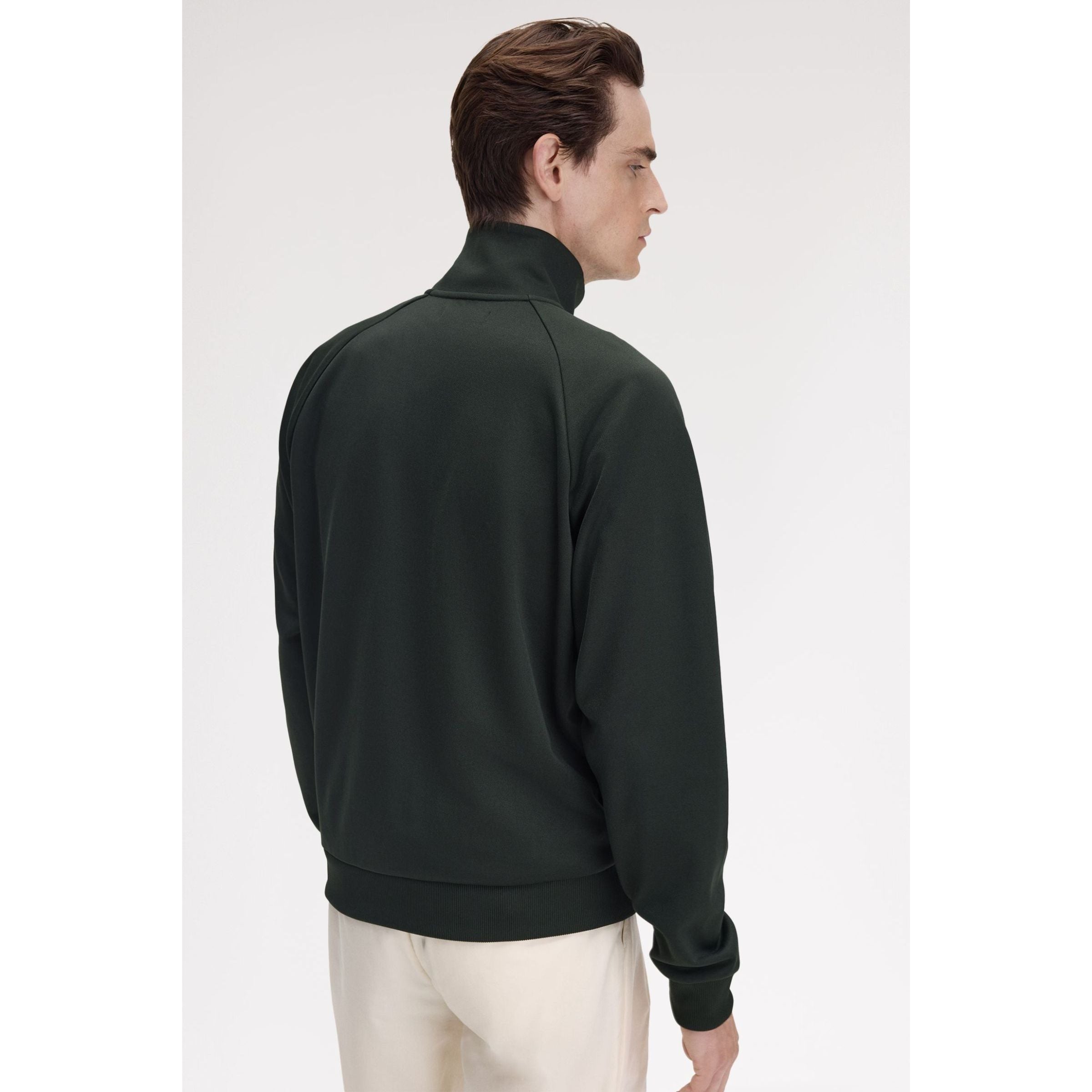 Fred Perry Chenille Track Jacket — Night Green