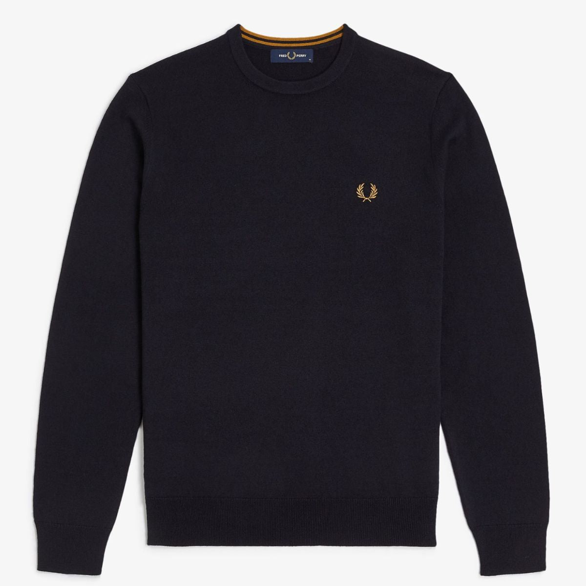 Fred Perry Classic Crewneck Sweater - Navy