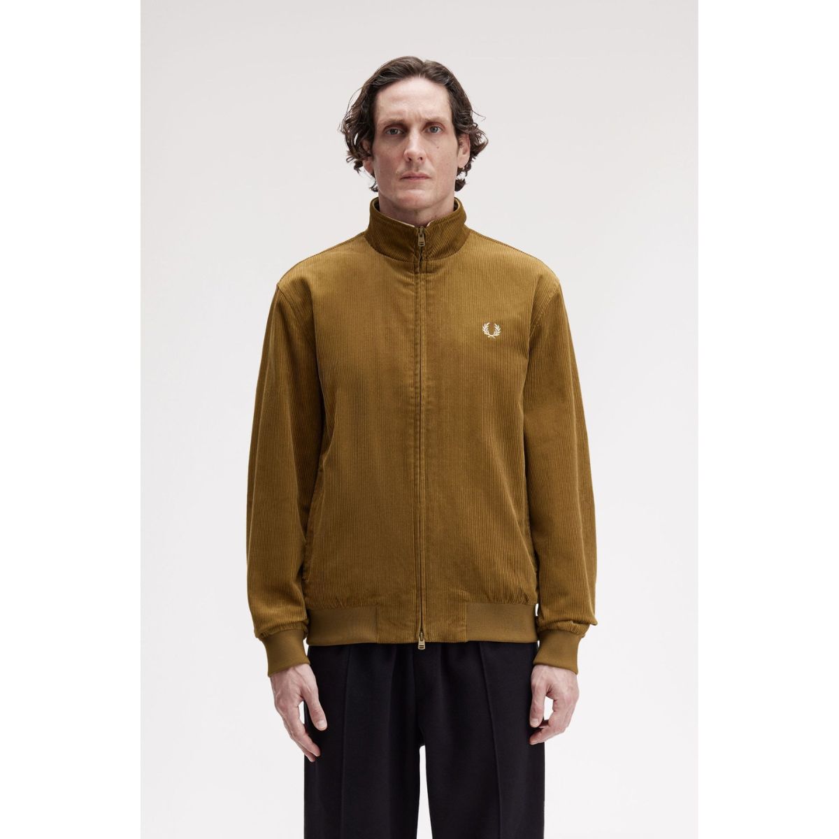 Fred Perry Cord Brentham Jacket - Shaded Stone