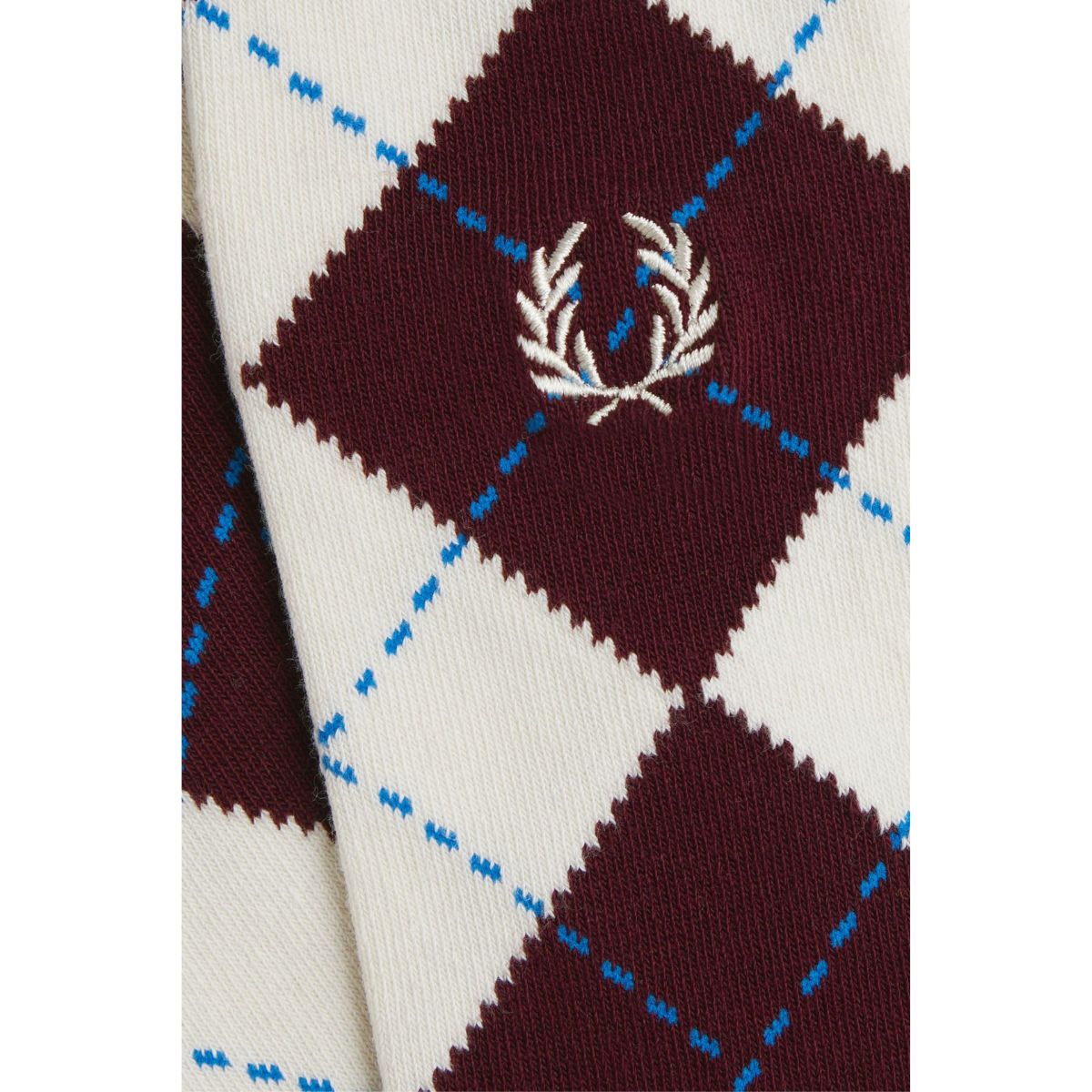 Chaussettes Fred Perry Pixel Print — Glace clair/noir