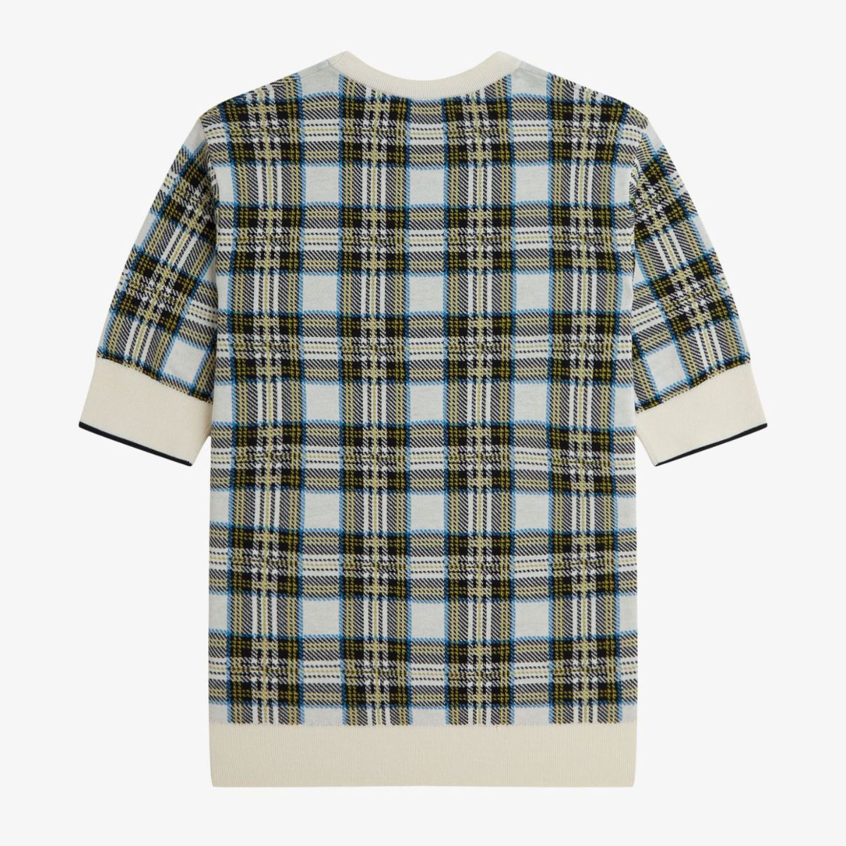 Chemise en tricot vichy Fred Perry — Rouge brûlé