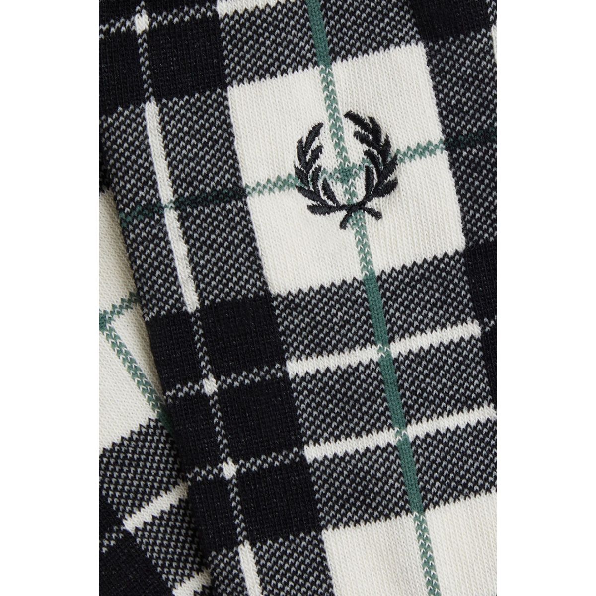 Chaussettes Fred Perry Pixel Print — Glace clair/noir