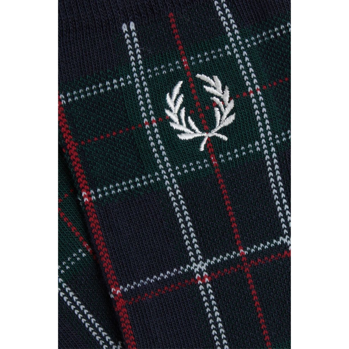Chaussettes Fred Perry Pixel Print — Glace clair/noir