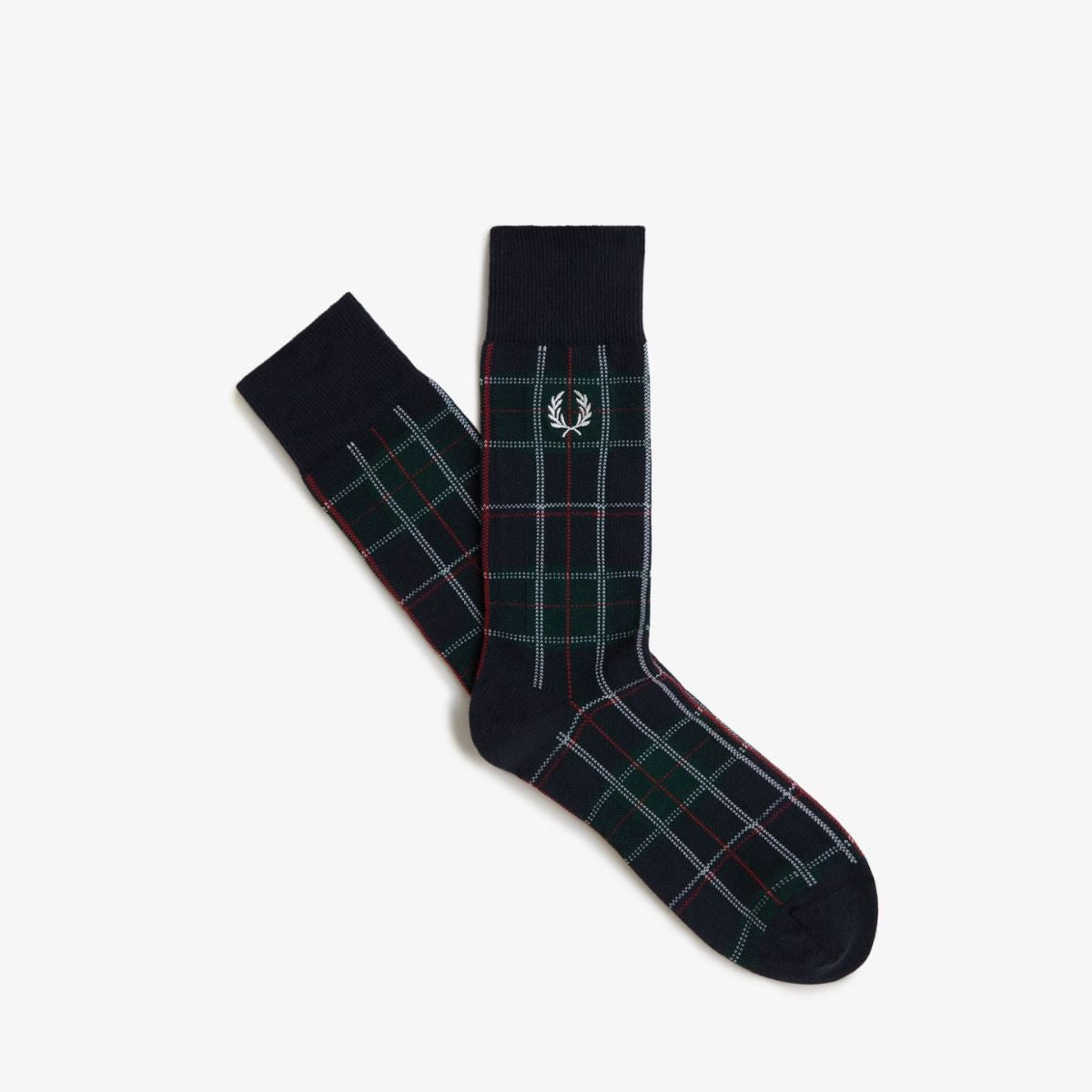 Chaussettes Fred Perry Pixel Print — Glace clair/noir