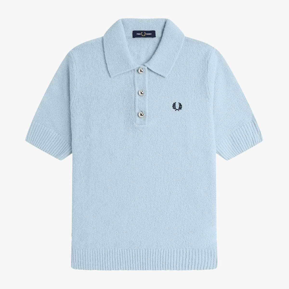 Chemise en tricot vichy Fred Perry — Rouge brûlé