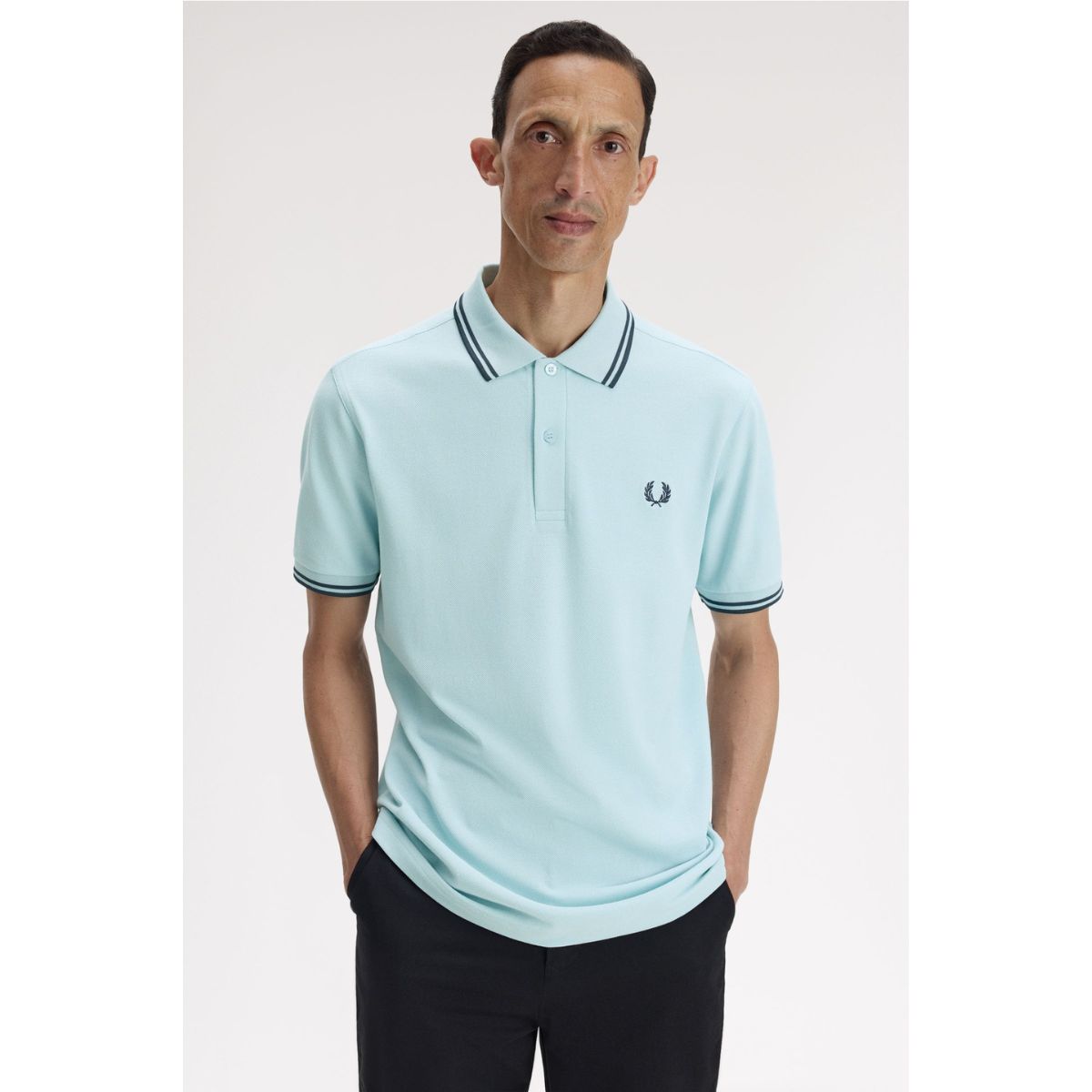 Fred Perry Twin Tipped Polo Shirt - Ball Boy Blue / Dark Airforce