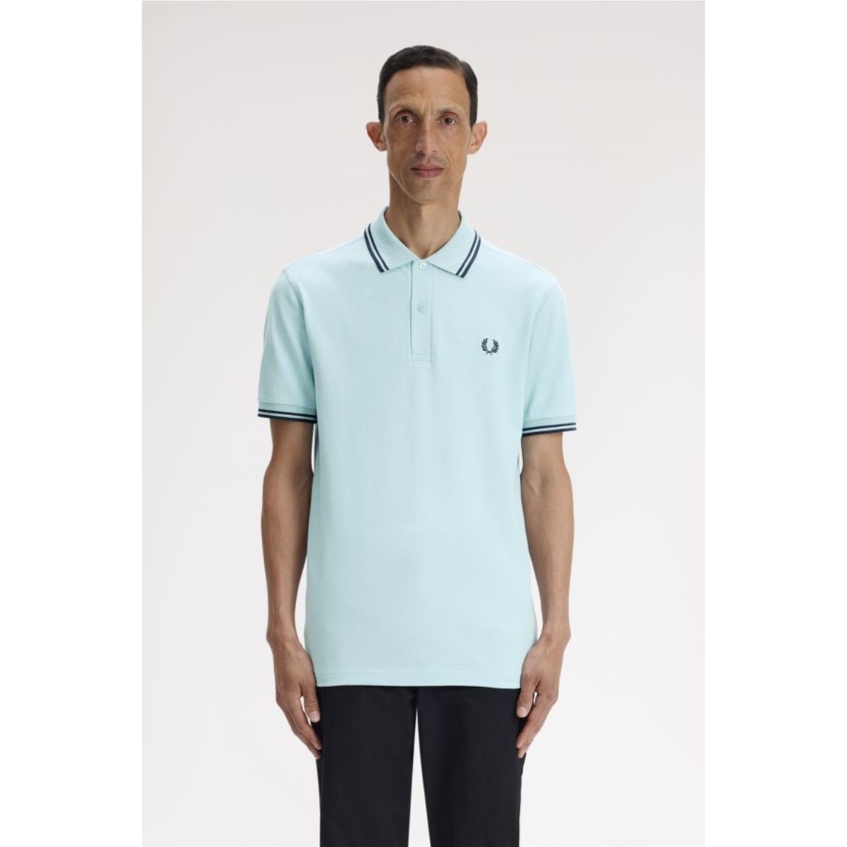 Fred Perry Twin Tipped Polo Shirt - Ball Boy Blue / Dark Airforce