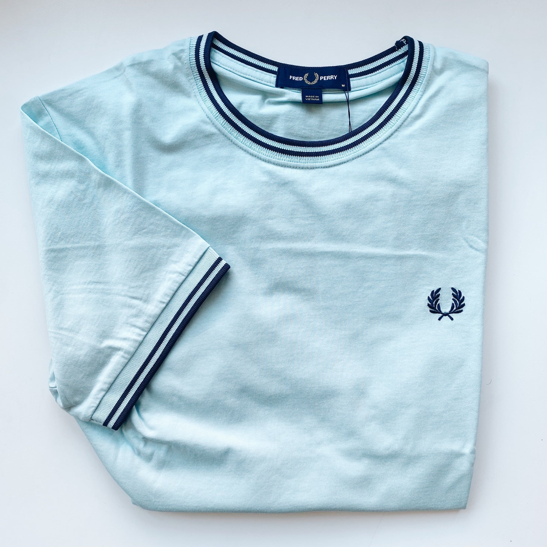 Fred Perry Twin Tipped T-Shirt - Ball Boy Blue / Dark Airforce - Public Mercantile
