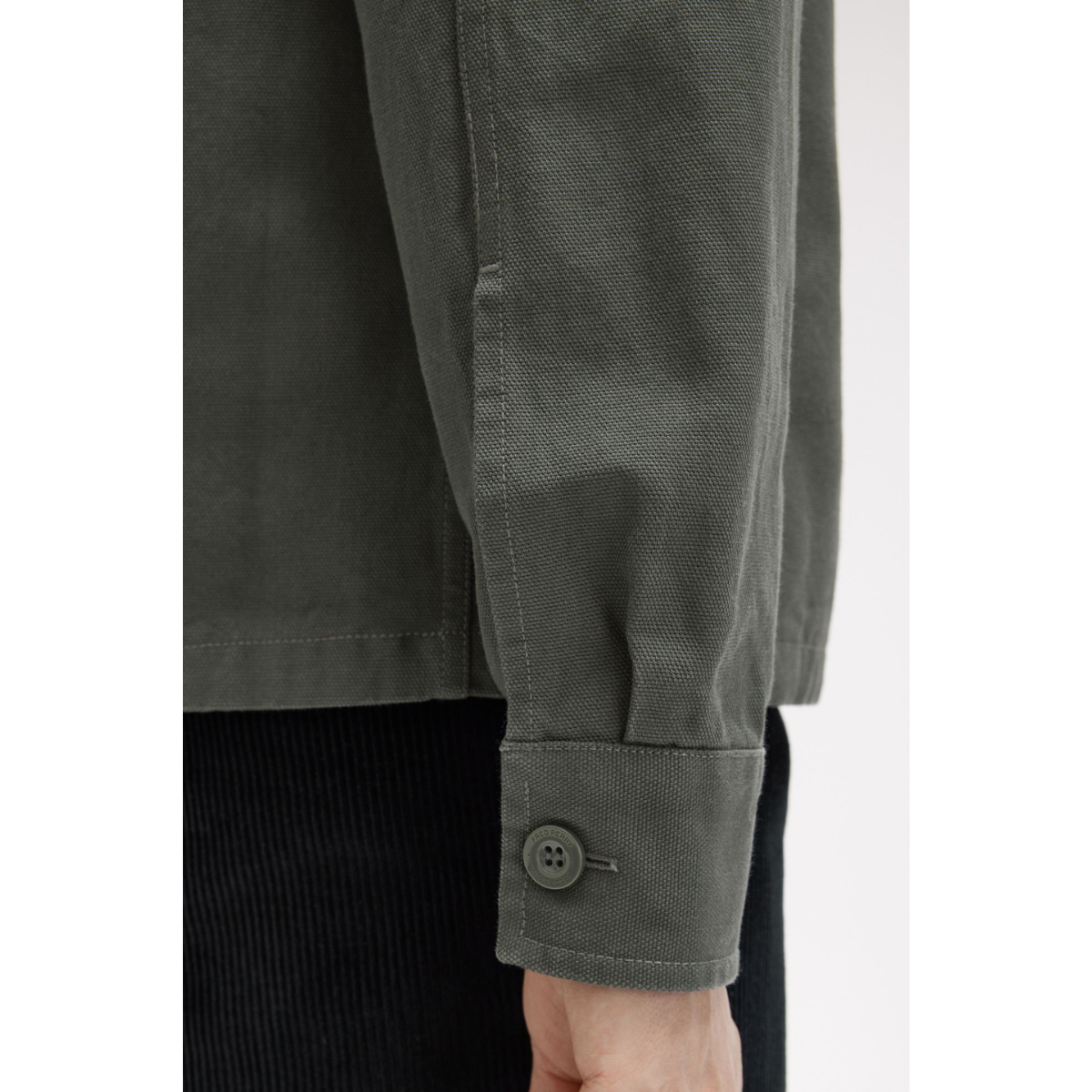 Fred Perry Canvas Overshirt - Field Green - Public Mercantile