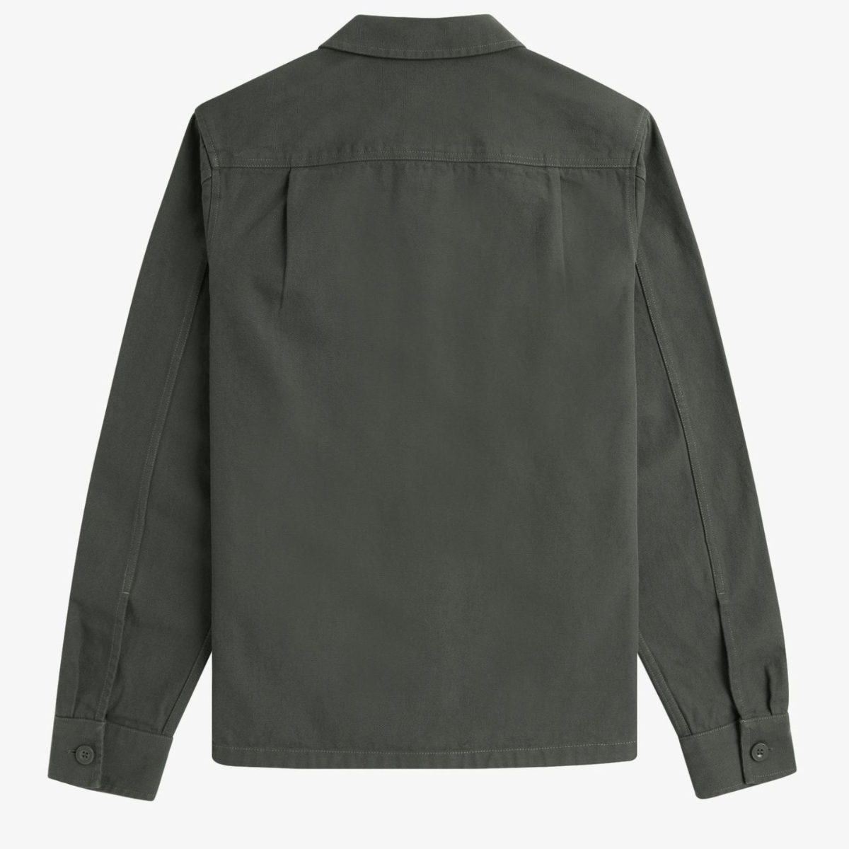 Fred Perry Canvas Overshirt - Field Green - Public Mercantile