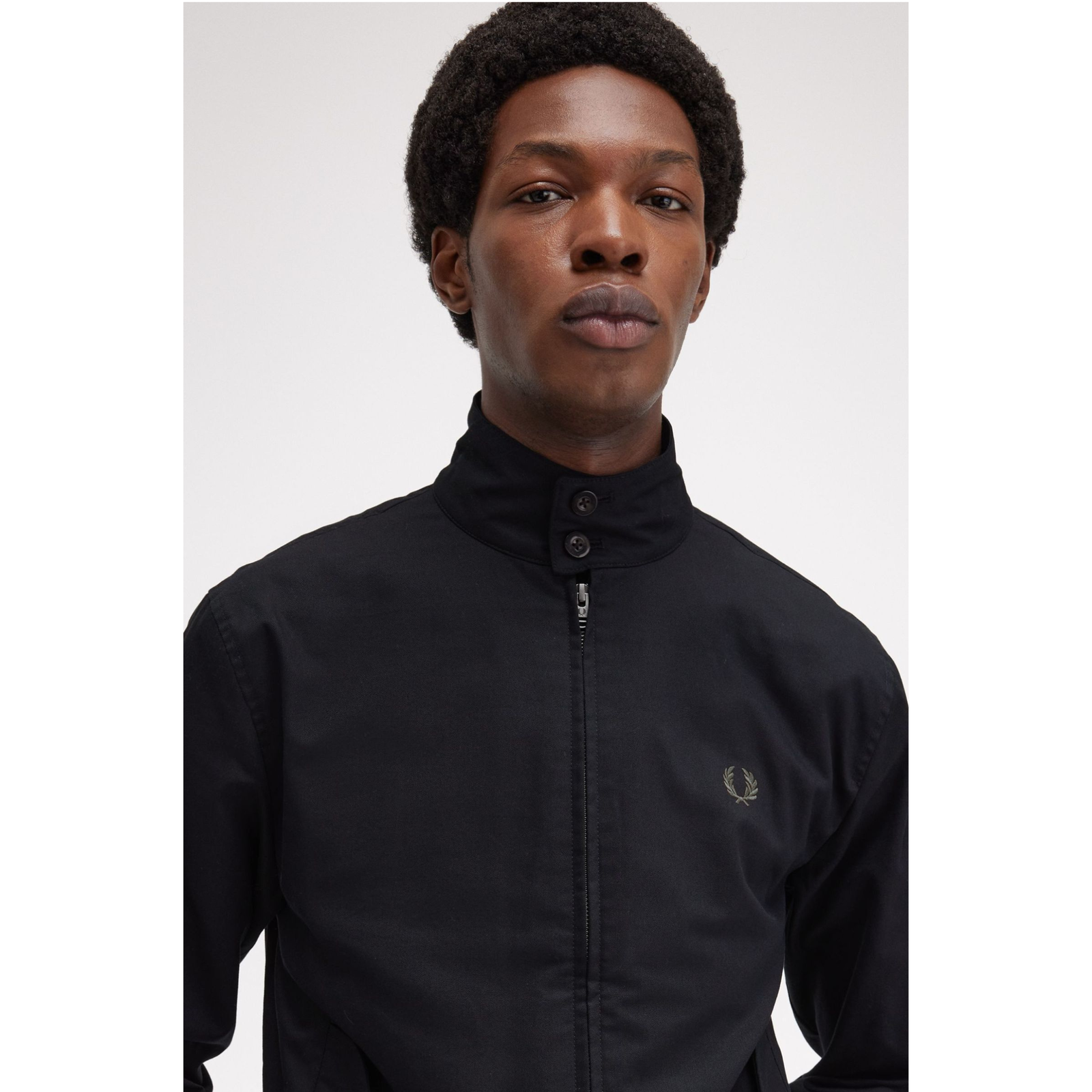 Fred Perry Harrington Jacket — Black - Public Mercantile