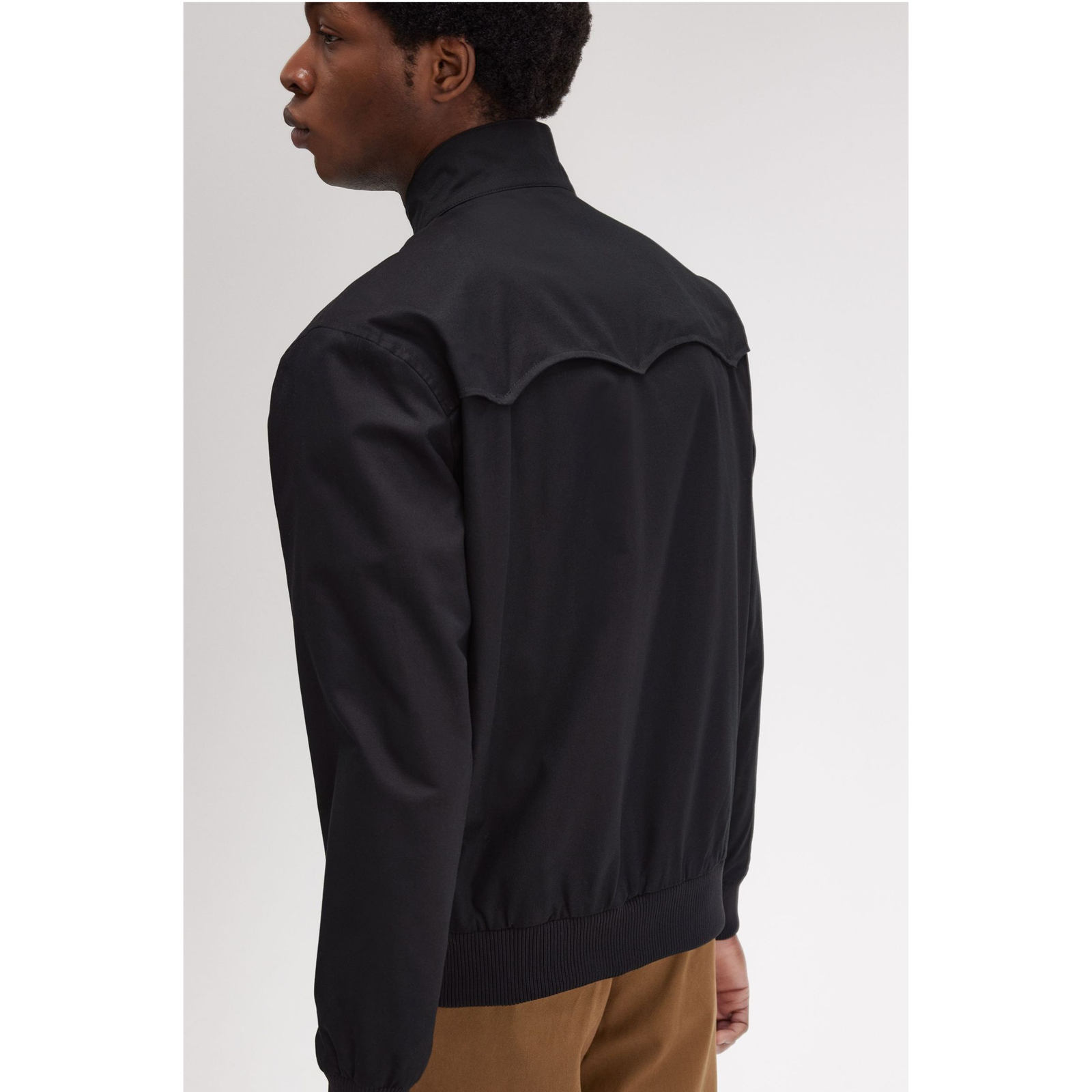 Fred Perry Harrington Jacket — Black - Public Mercantile