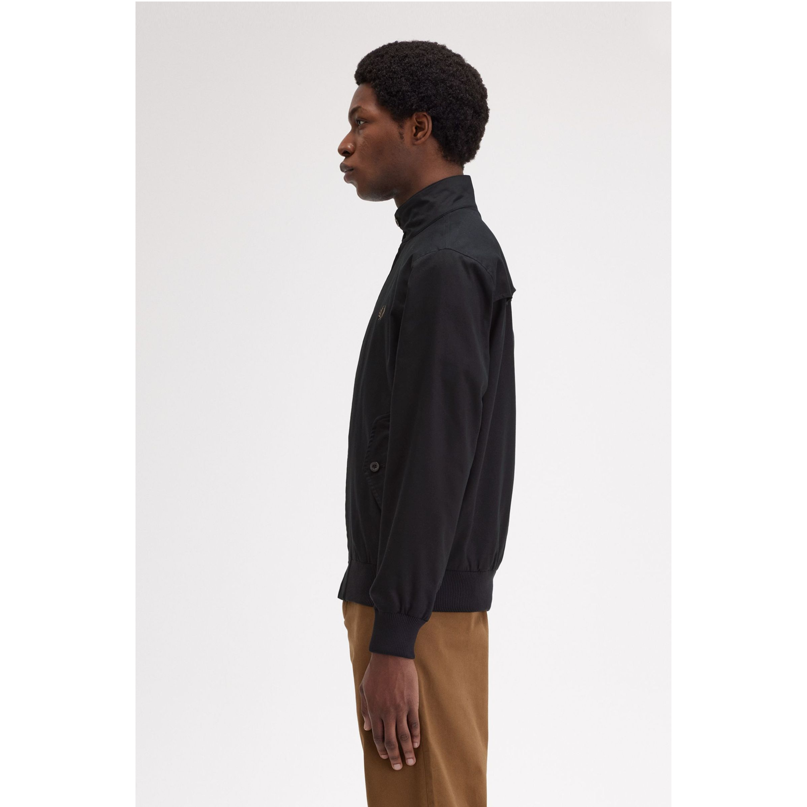 Fred Perry Harrington Jacket — Black - Public Mercantile
