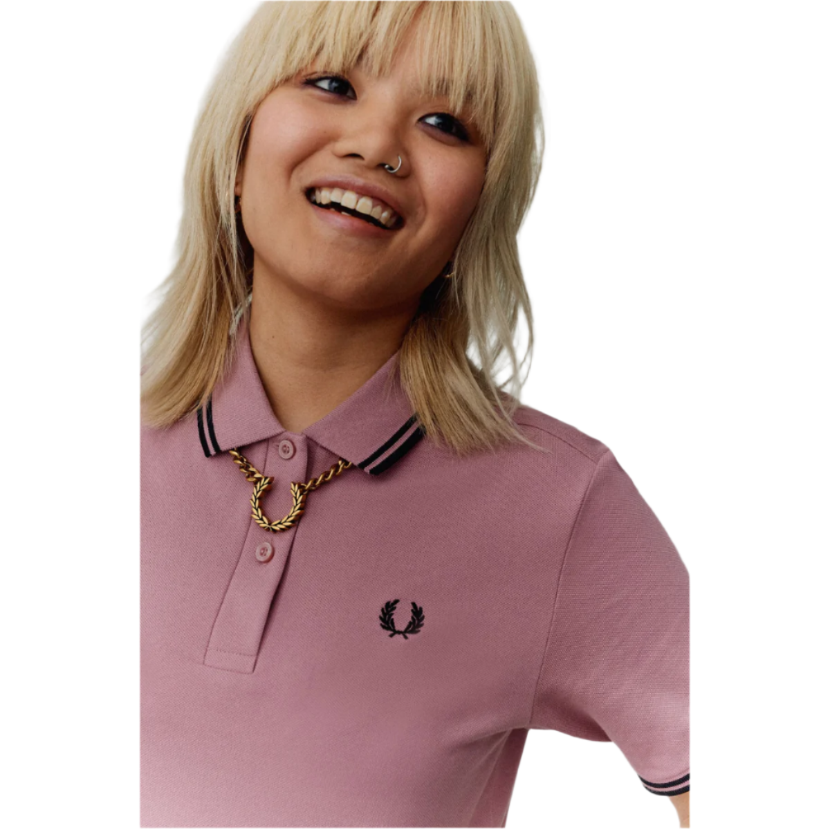 Fred Perry Twin Tipped Shirt Dusty Pink Public Mercantile