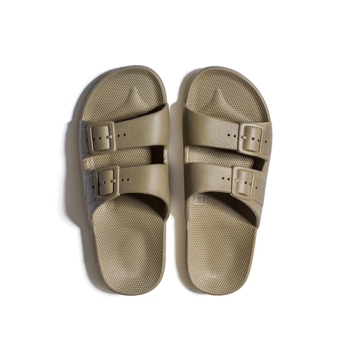 Freedom Moses Basic Slides — Khaki - Public Mercantile