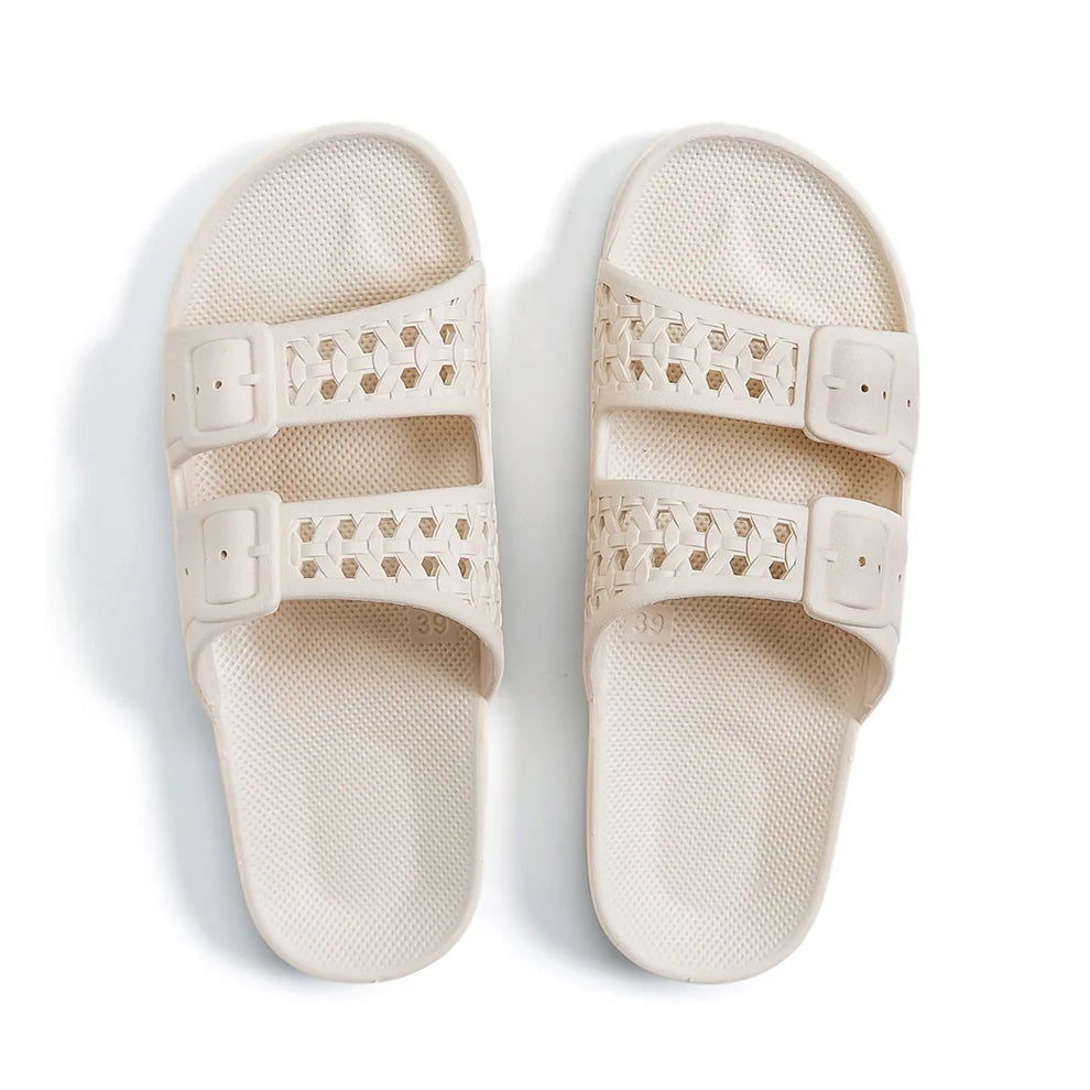 Freedom Moses Paz Slides — Stone - Public Mercantile