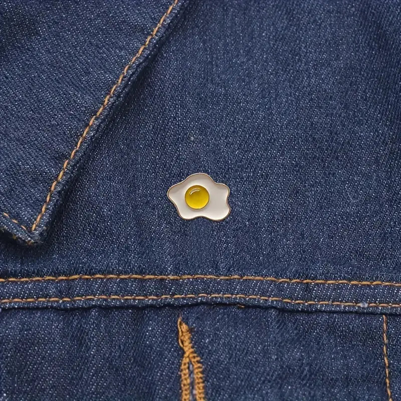 Fried Egg Enamel Pin