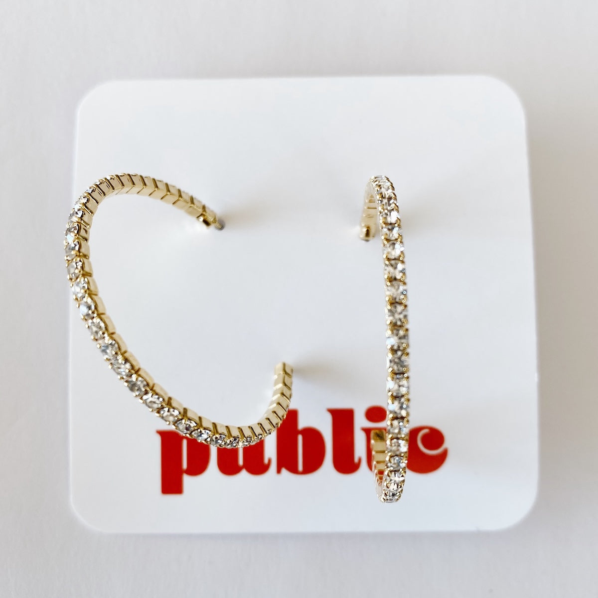 Boucles d'oreilles créoles torsadées en or 18 carats — Public Jewellery